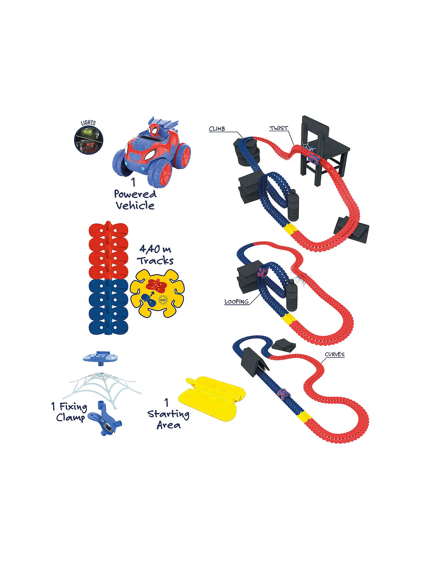 SMOBY | Smoby Spidey FleXtreme Rennbahn-Set | 